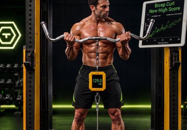 Bicep curl setup