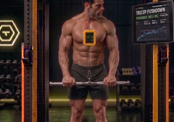 Tricep pushdown setup